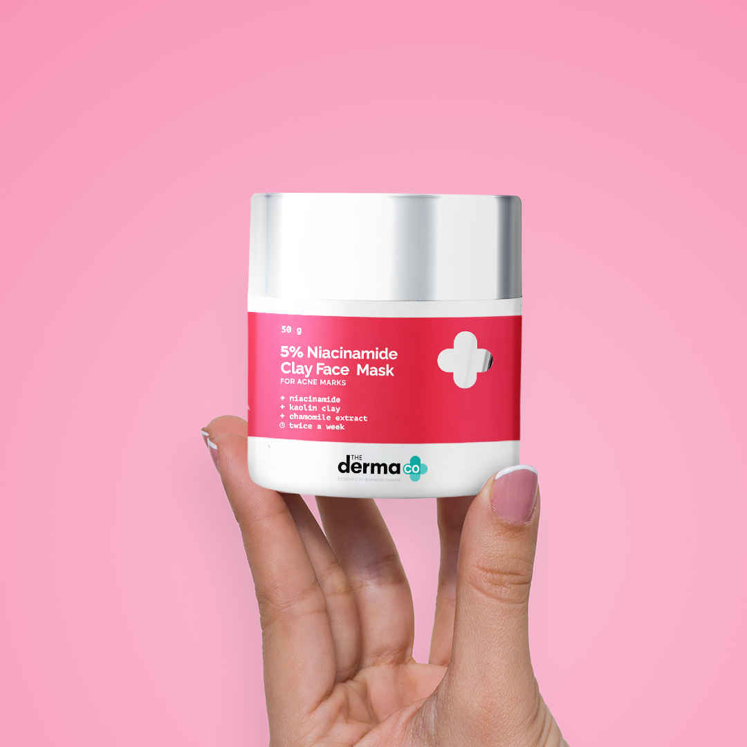 Buy The derma co 5% Niacinamide Clay Face Pack for Acne Marks (50 g) - Purplle