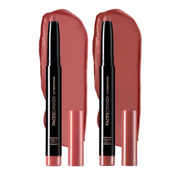 Buy Faces Canada HD Matte Lipstick Tea Rose & Natural Coco 2.8 gm - Purplle