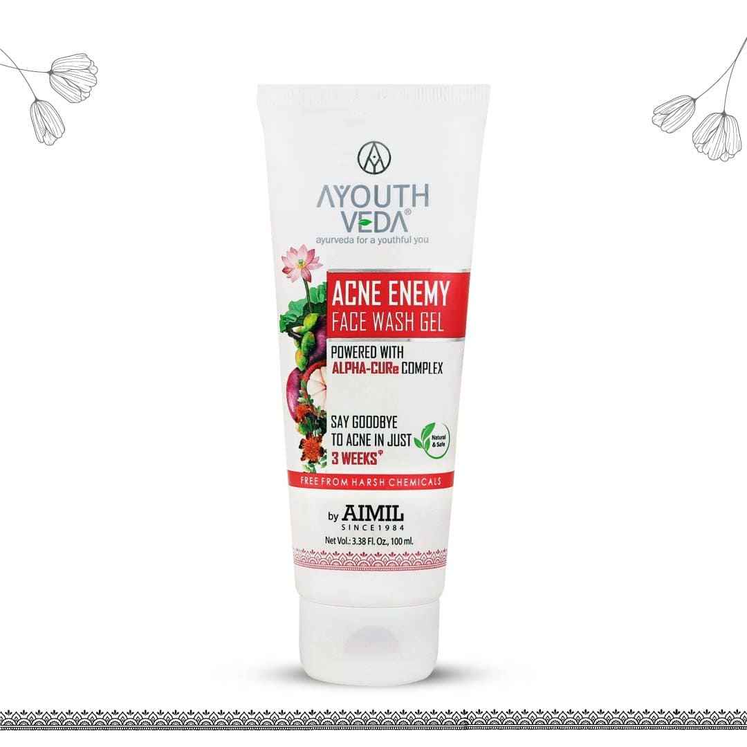 Buy Ayouthveda Acne Enemy Face Wash Gel (100 Ml) - Purplle