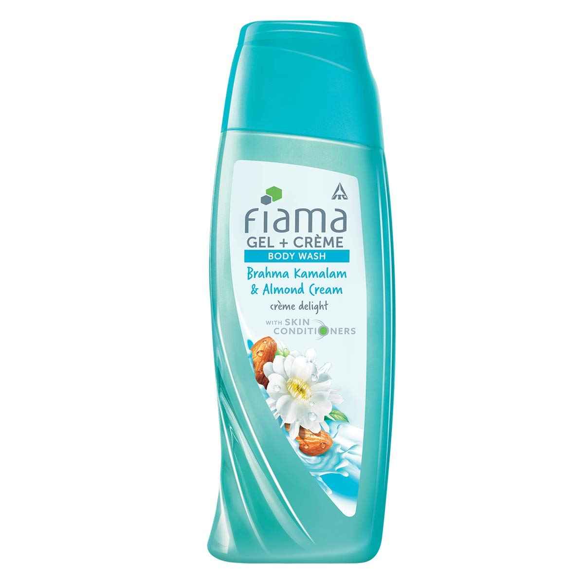 Buy Fiama Gel Creme Body Wash Brahma Kamalam & Almond Cream, Shower Gel with Skin Conditioners for Moisturised Skin, 200 ml bottle - Purplle