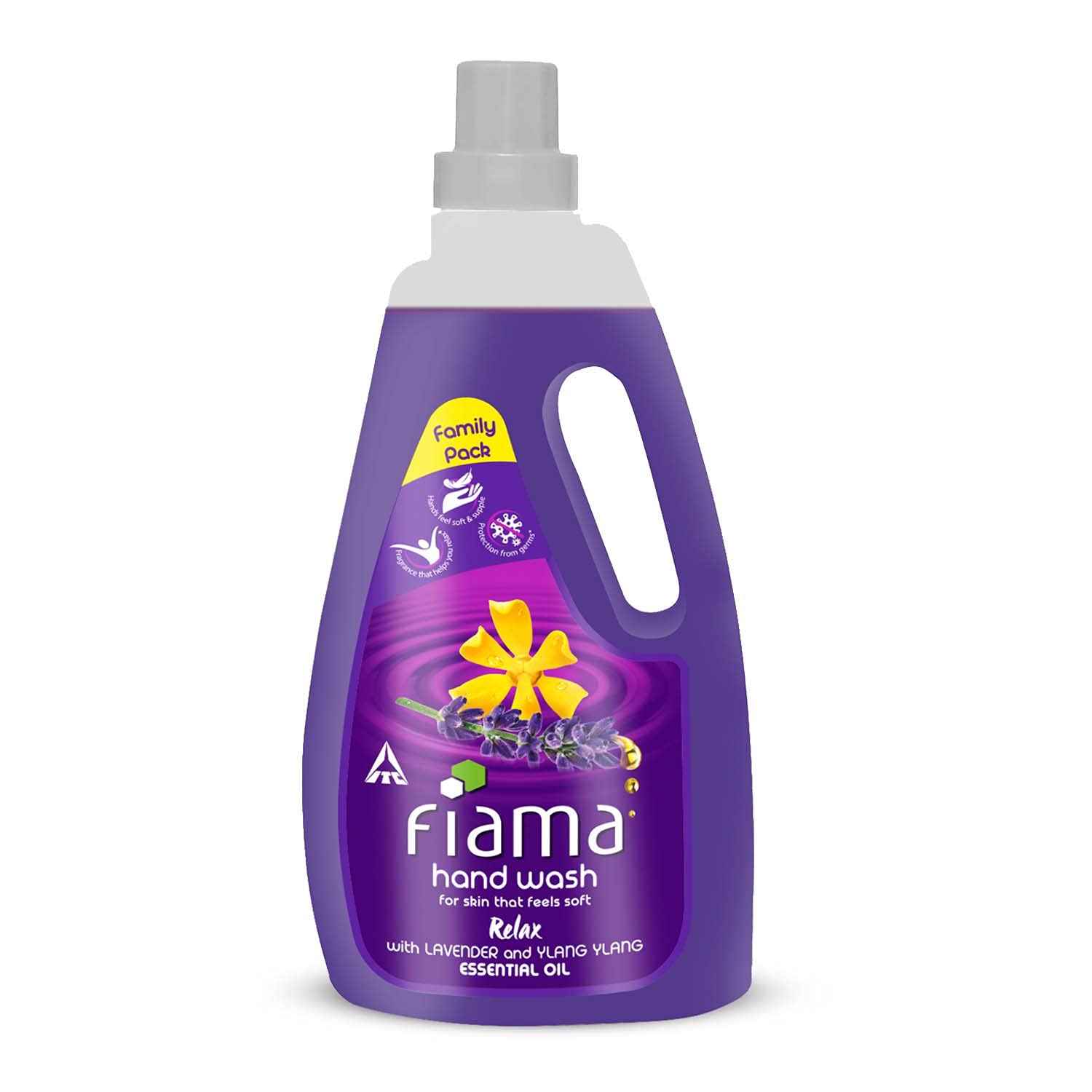 Buy Fiama Relax Moisturizing hand wash, Lavender and Ylang Ylang, 1000ml refill pack - Purplle