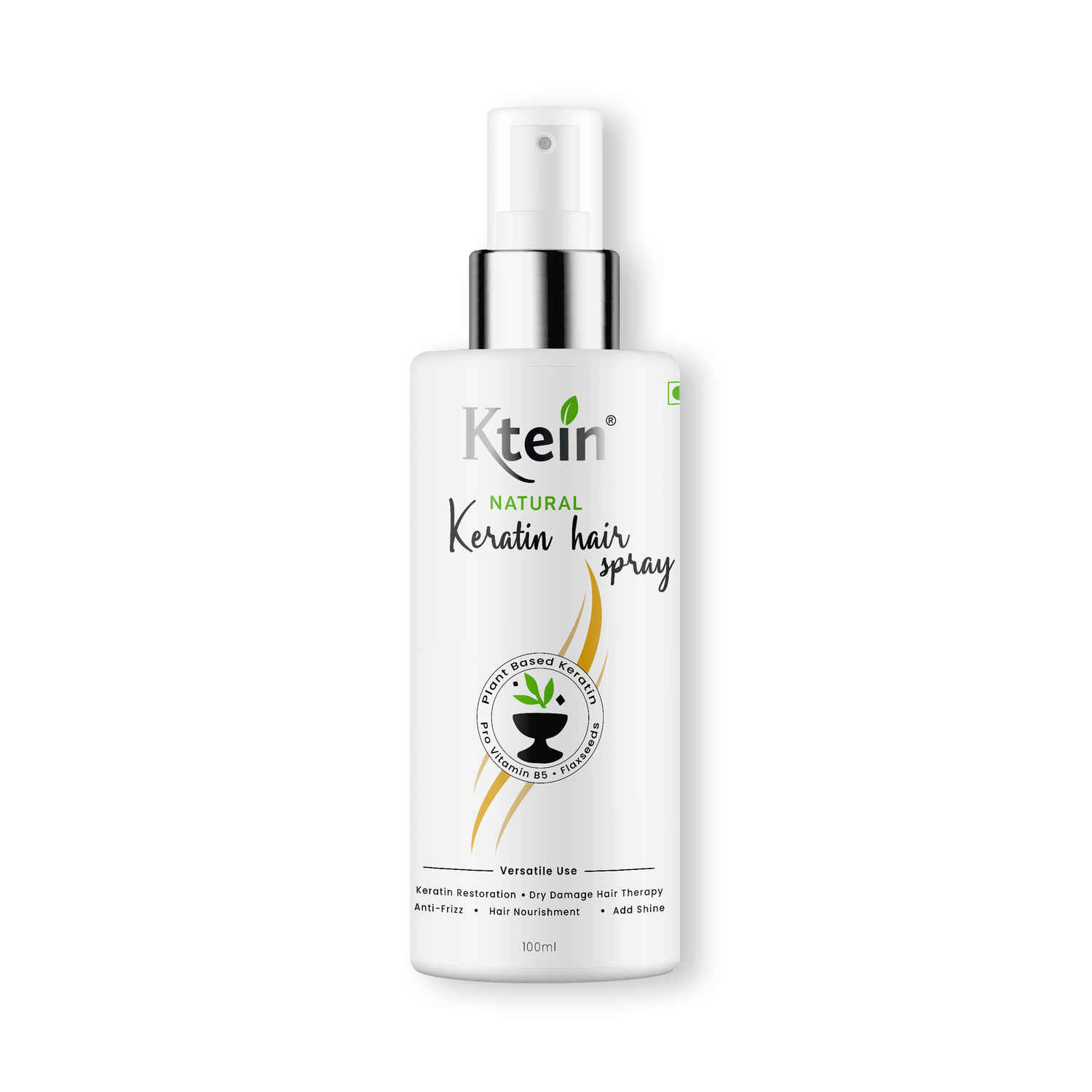 Buy Ktein Cosmetics Natural Keratin Hair Spray (100 ml) - Purplle