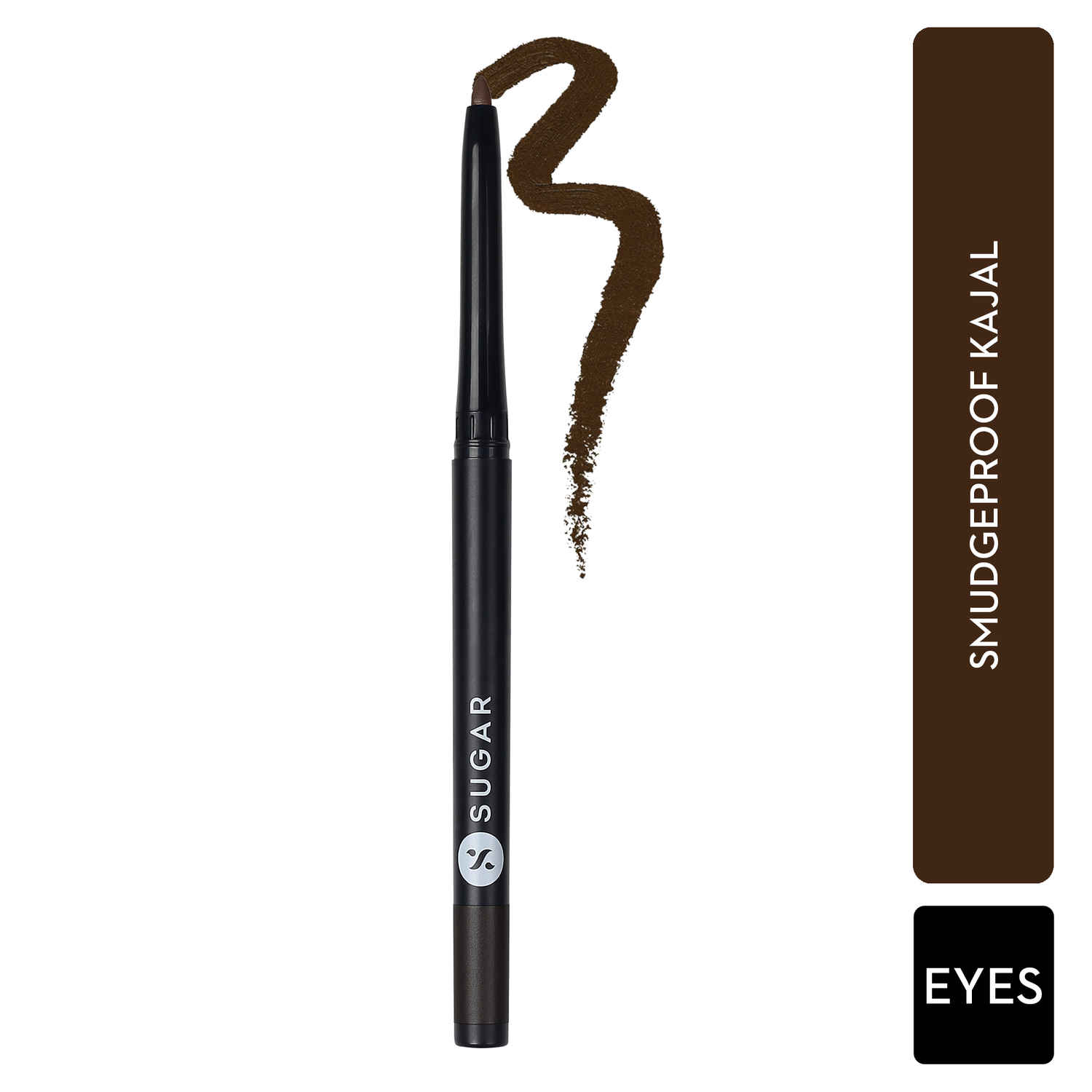 Buy SUGAR Cosmetics Kohl of Honour Intense Kajal | Upto 12 hrs | Long Lasting, Smudge Proof & Waterproof Kajal | Matte Finish | Twist Up Kajal Pencil | Paraben Free | 02 Brown Bag 0.25 gm - Purplle