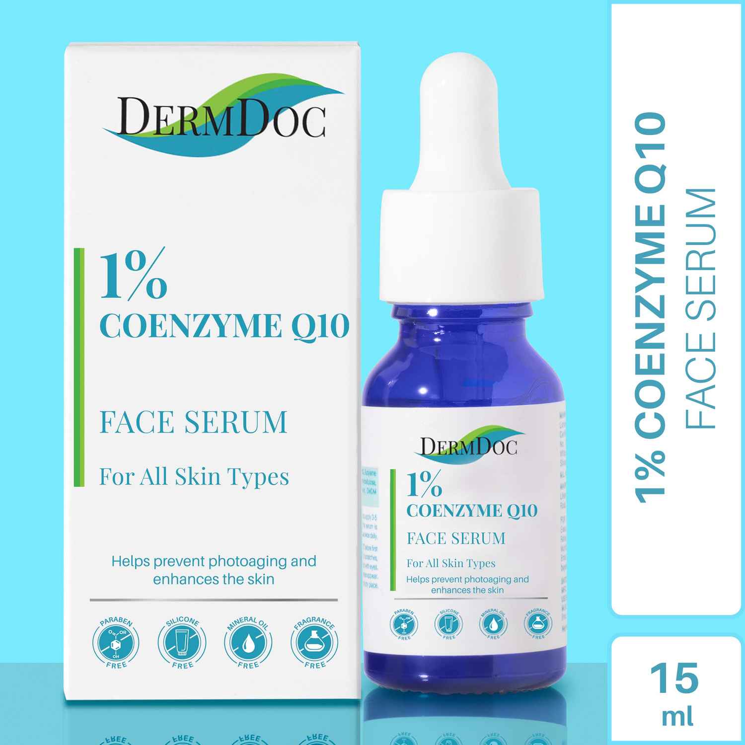 Buy DermDoc 1% Coenzyme Q10 Face Serum (15 ml) - Purplle