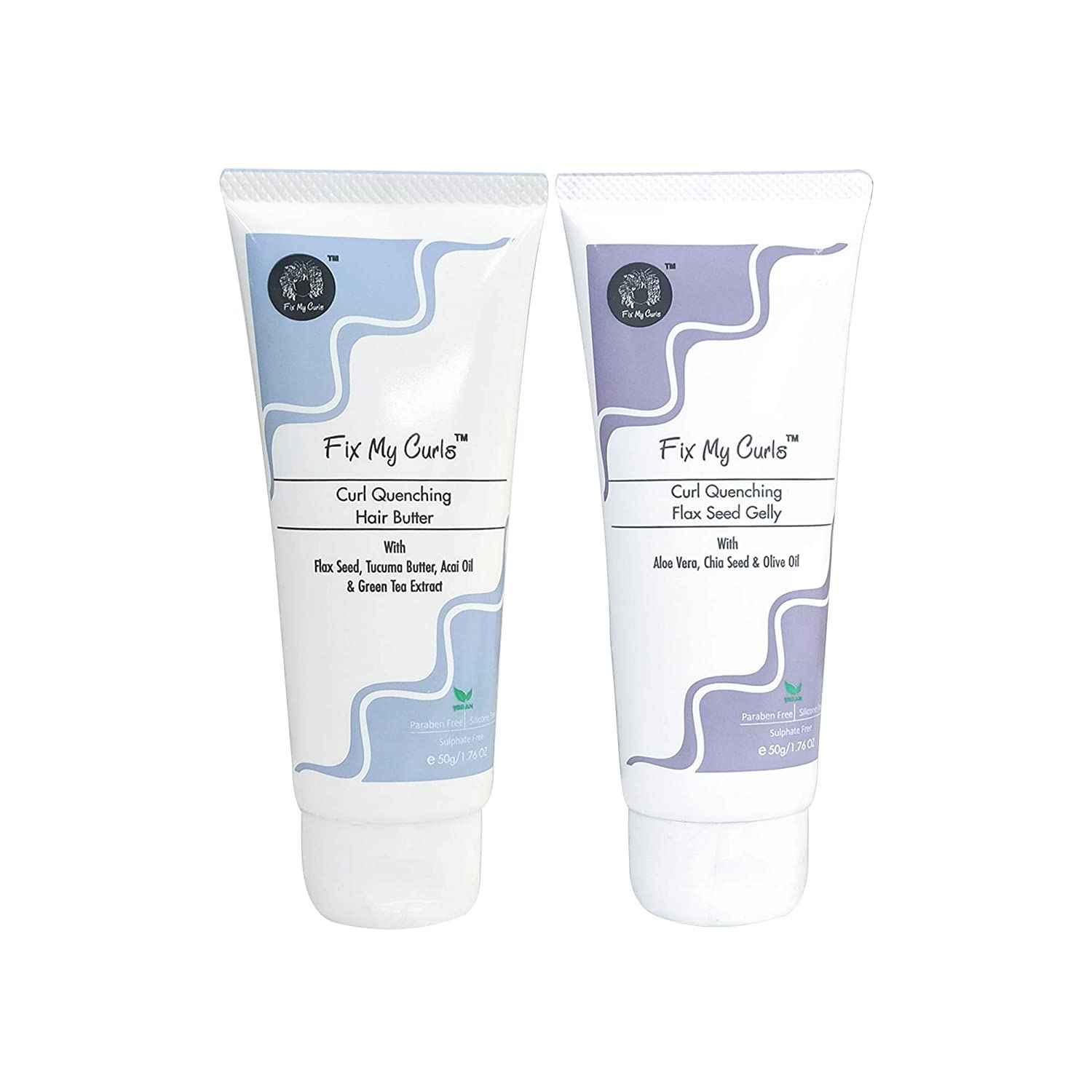 Buy Fix My Curls Curl Quenching Moisture Bundle For Curly And Wavy Hair, 50GM Each - Purplle