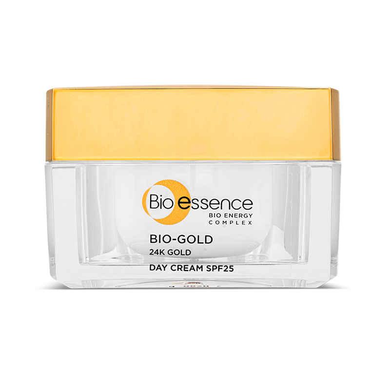 Buy Bio-essence Bio-Gold Day Cream SPF25/PA+++ | With Pure 24K Gold & Bio-Energy Complex™, Non-Greasy, Anti-Aging, Anti-Oxidant, UV Protection, Visible Radiance (40 g) - Purplle