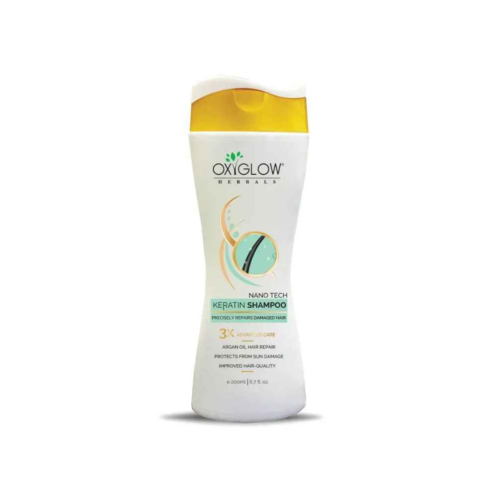Buy Oxyglow Keratin Shampoo enriched with Argan oil - 200 ml - Purplle