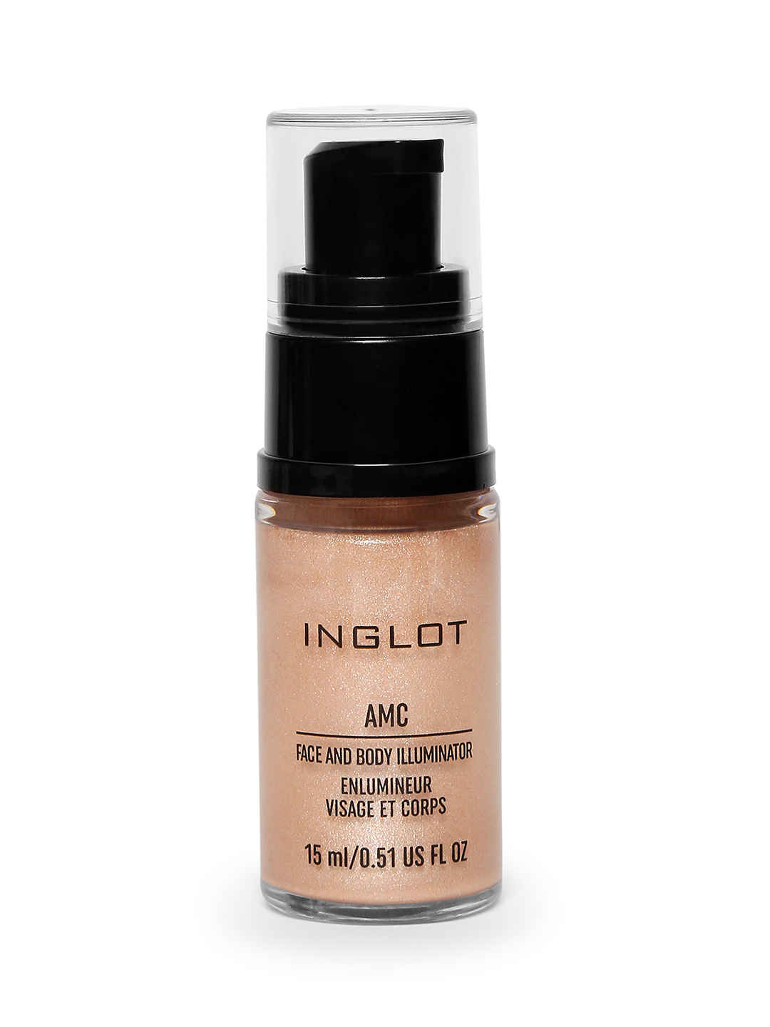 Buy INGLOT AMC FACE AND BODY ILLUMINATOR 69 - Dark brown - 15 ML - Purplle