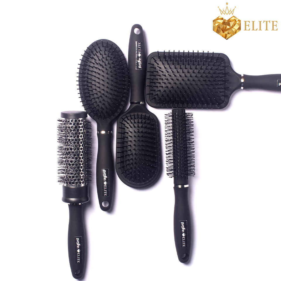 Buy Elite99 Hair Brush Set - 5 Pcs - Purplle