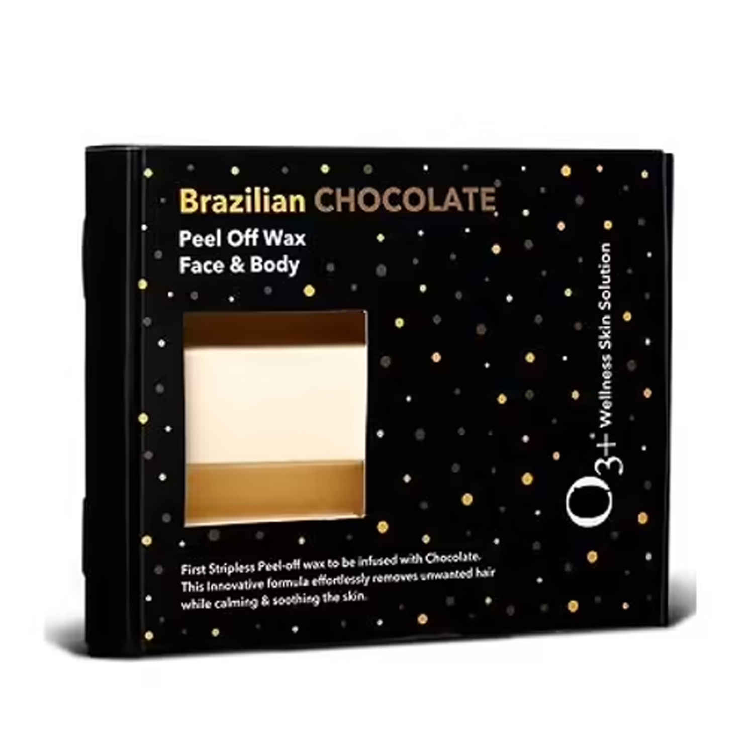 Buy O3+ Brazilian Chocolate Strip-less Peel Off Wax(330 g) - Purplle