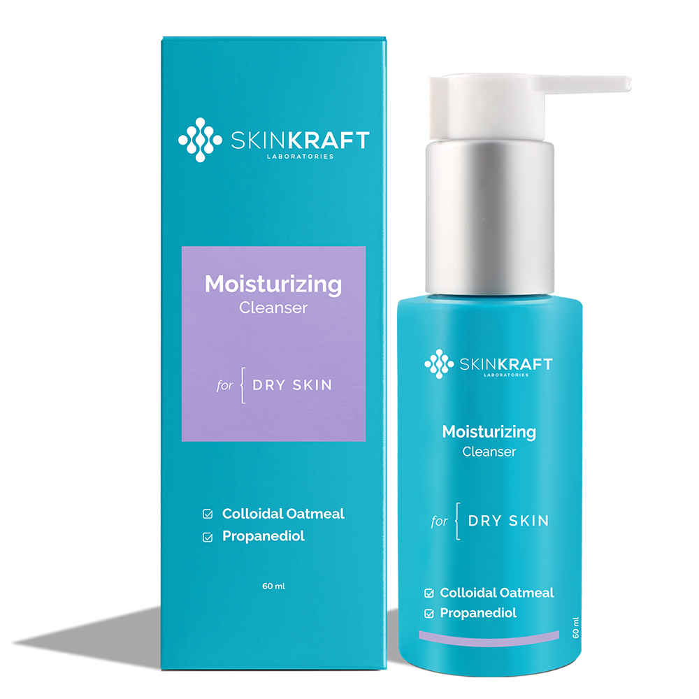 Buy SkinKraft Face Wash For Dry Skin - Customized Moisturizing Cleanser - Gently Removes Dirt And Impurities - Dermatologist Approved (60 g) - Purplle