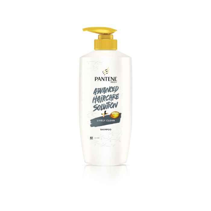 Buy Pantene Advanced Hair Care Solution Lively Clean Shampoo (650 ml) - Purplle