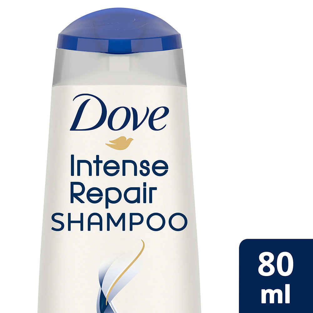Buy Dove Intense Repair Shampoo, 80 ml - Purplle