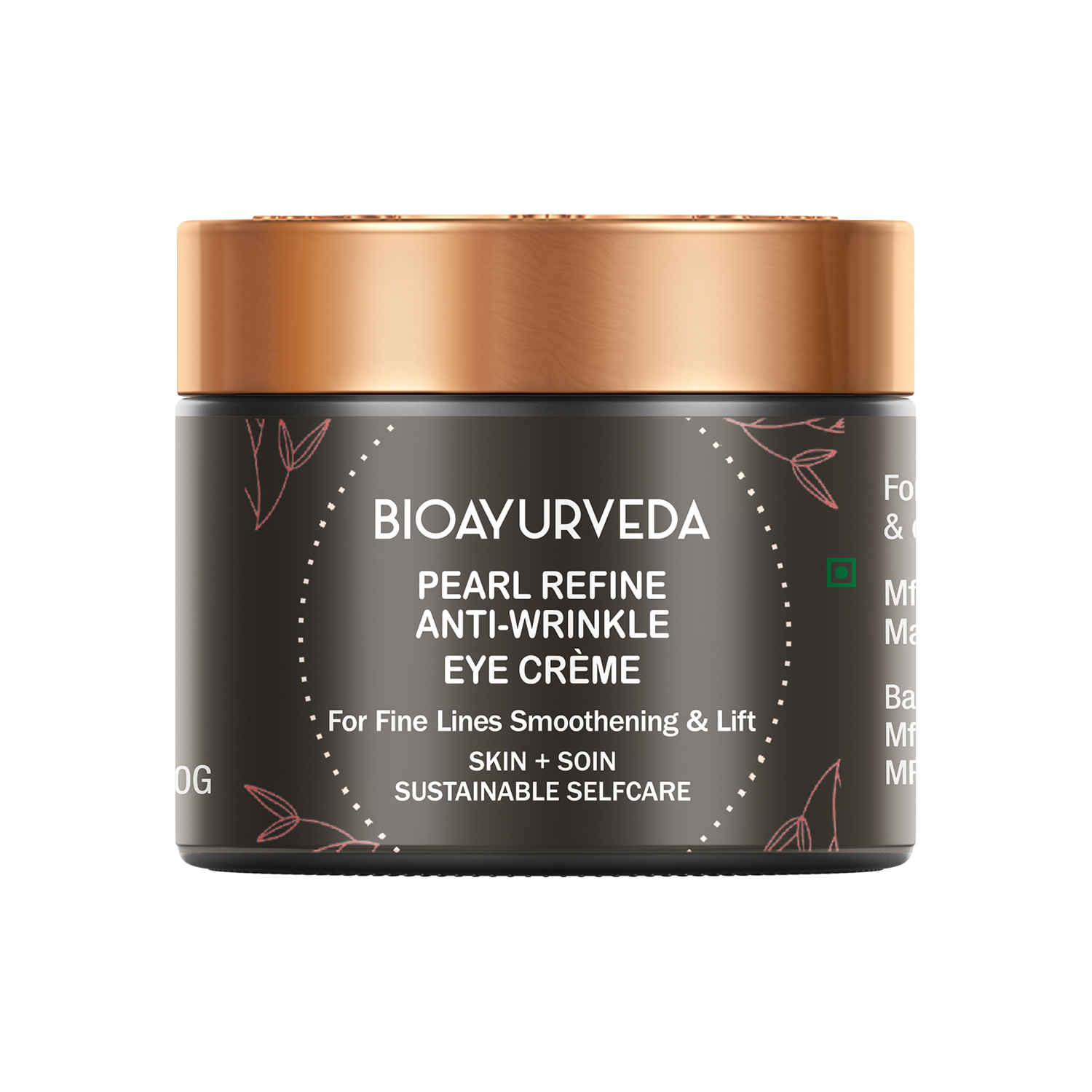 Buy BIOAYURVEDA Pearl Refine Anti-Wrinkle Eye Ceam 60 gm - Purplle