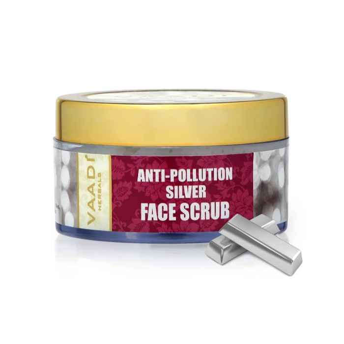 Buy Vaadi Herbals Silver Face Scrub - Pure Silver Dust & Fenugreek (50 gm) - Purplle