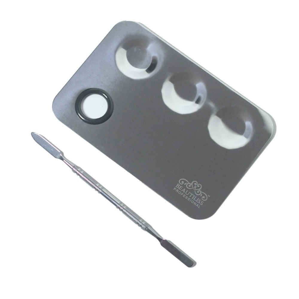 Buy Beautiliss Professional Makeup Mixing Pallette 1 Pc - Purplle