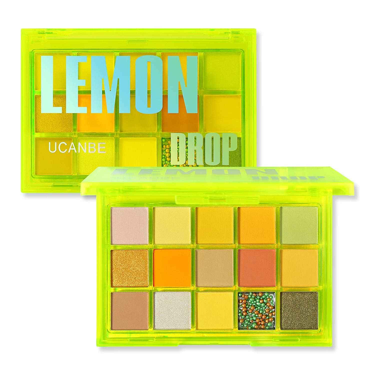 Buy Ucanbe Lemon Drop Bright Neon Eyeshadow Makeup Palette - Purplle