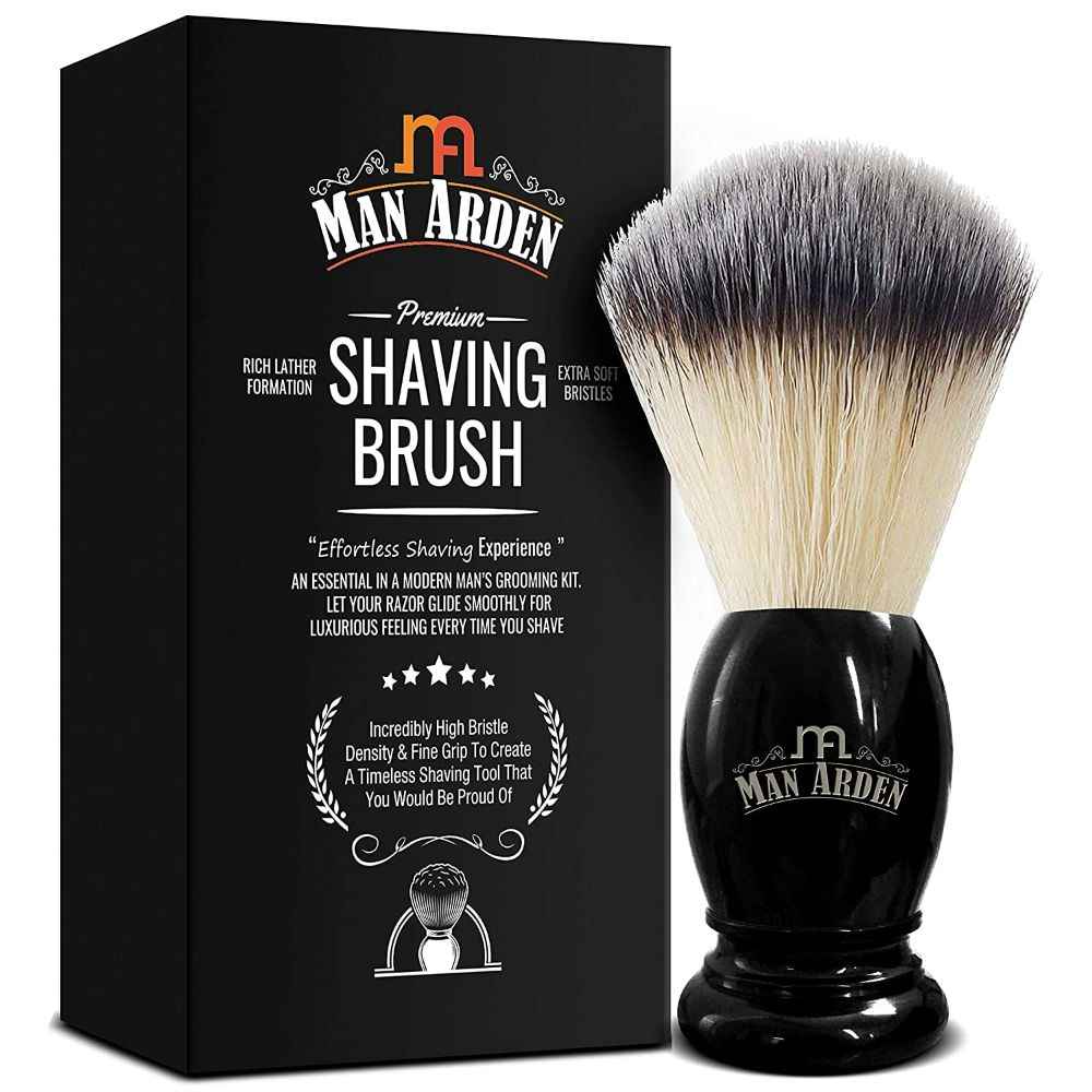 Buy Man Arden Premium Shaving Brush With Extra Soft Bristles - Purplle