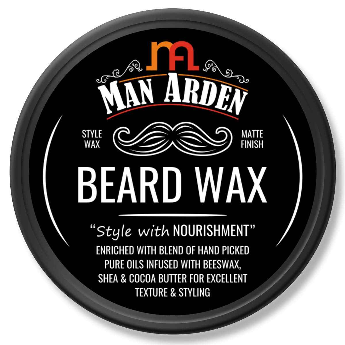 Buy Man Arden Beard Wax - Styling with Strong Hold & Matte Finish (50 g) For Beard and Mustache - Purplle
