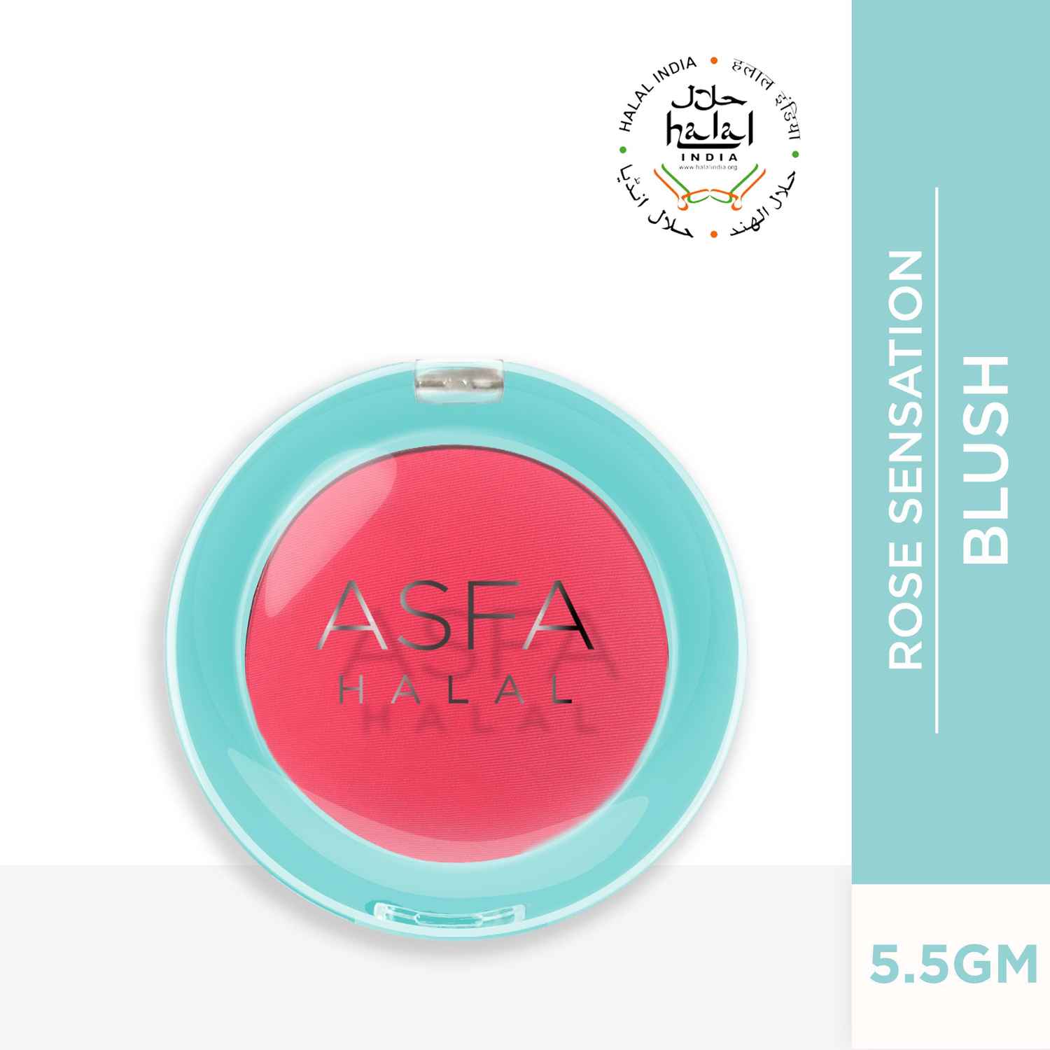 Buy Asfa Halal Rose Sensation Blush (5.5 gm) - Purplle