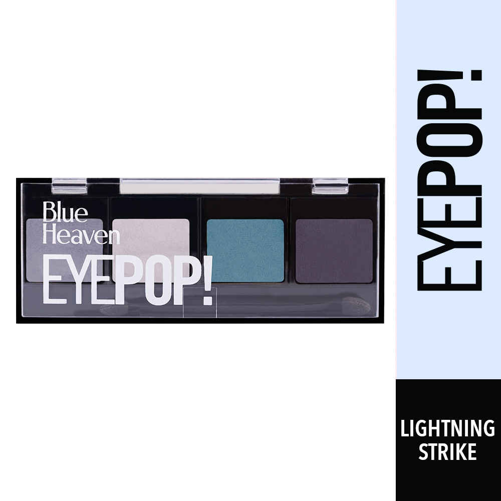 Buy Blue Heaven 4-in-1 Matte & Metallic Eyepop Eyeshadow, Lightning Strike - Purplle