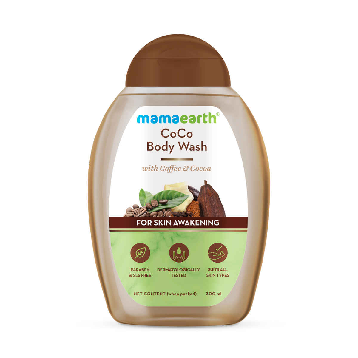 Buy Mamaearth CoCo Body Wash With Coffee & Cocoa For Skin Awakening (300 ml) - Purplle