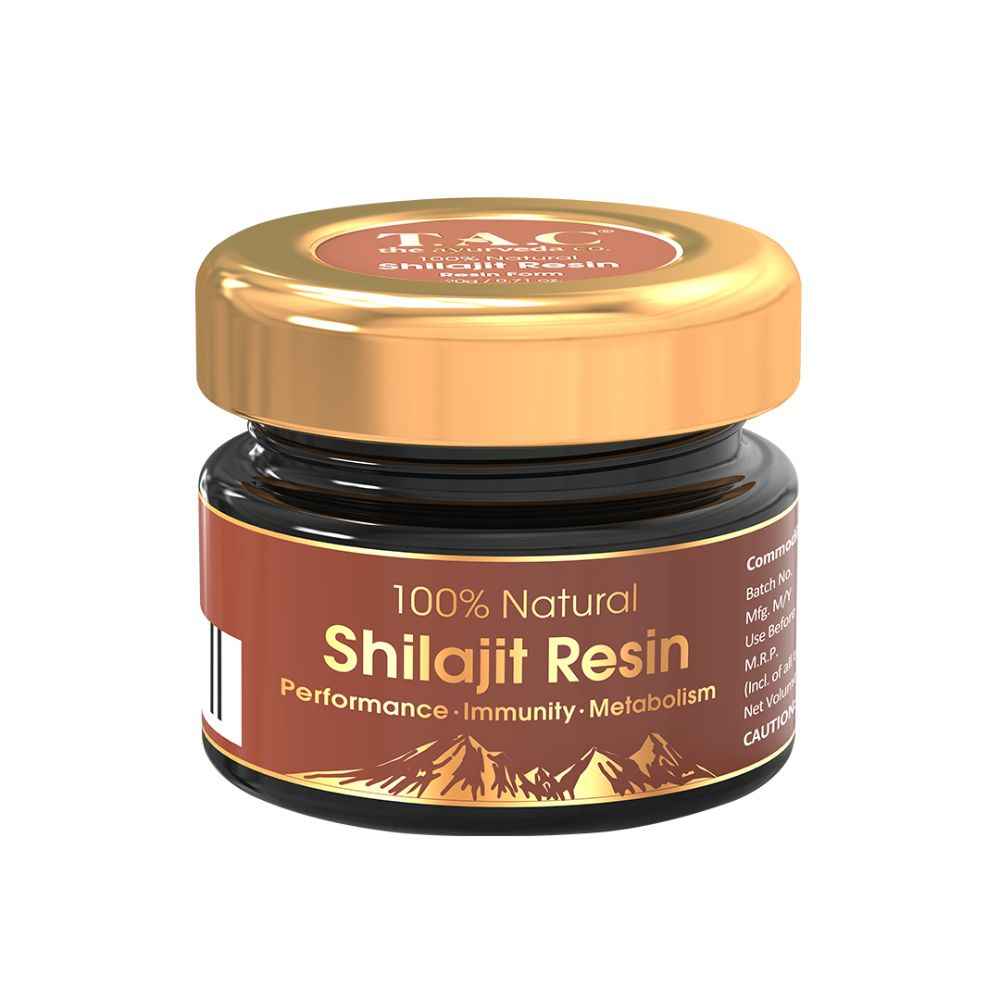 Buy TAC - The Ayurveda Co 100% Pure & Natural Shilajit/Shilajeet Raw Liquid Resin, Boosts Performance, Immunity, Metabolism, Stamina 20 gm - Purplle