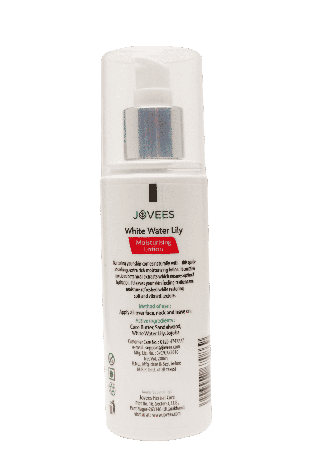 Buy Jovees White Water Lily Moisturising Lotion 200 Ml - Purplle