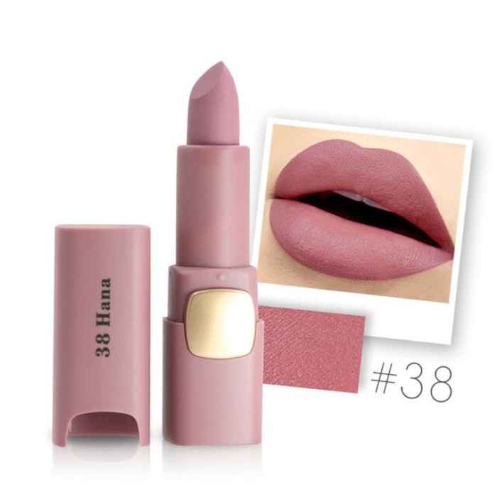 Buy Miss Rose Soft Paint Matte Lipstick Waterproof Long Lasting 7301-043 #38 - 1 Pc - Purplle