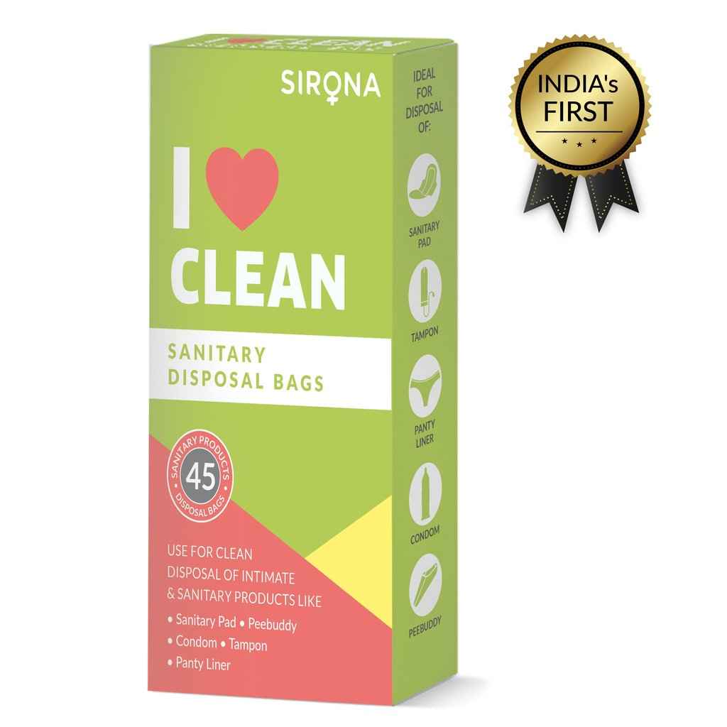 Buy Baby Diapers & Sanitary Disposal Bag by SIRONA (30 Pcs - 2 Packs) - Purplle