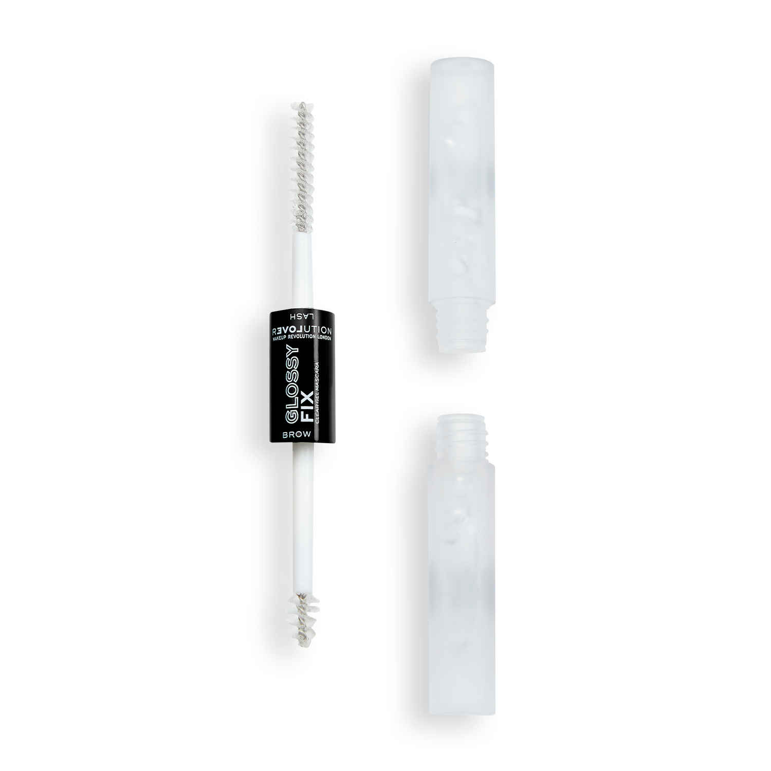 Buy Revolution Relove Glossy Fix Clear Brow Gel & Mascara 2 ML - Purplle