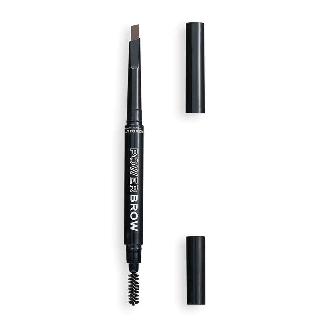 Buy Makeup Revolution Relove Power Brow Pencil Dark Brown 0.3 GM - Purplle
