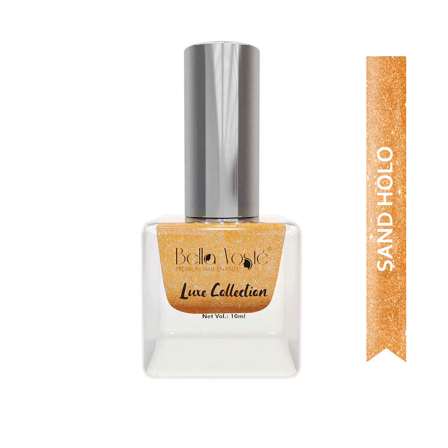 Buy Bella Voste,Sand Holo, Peach Gold- 407 - 10 ml - Purplle