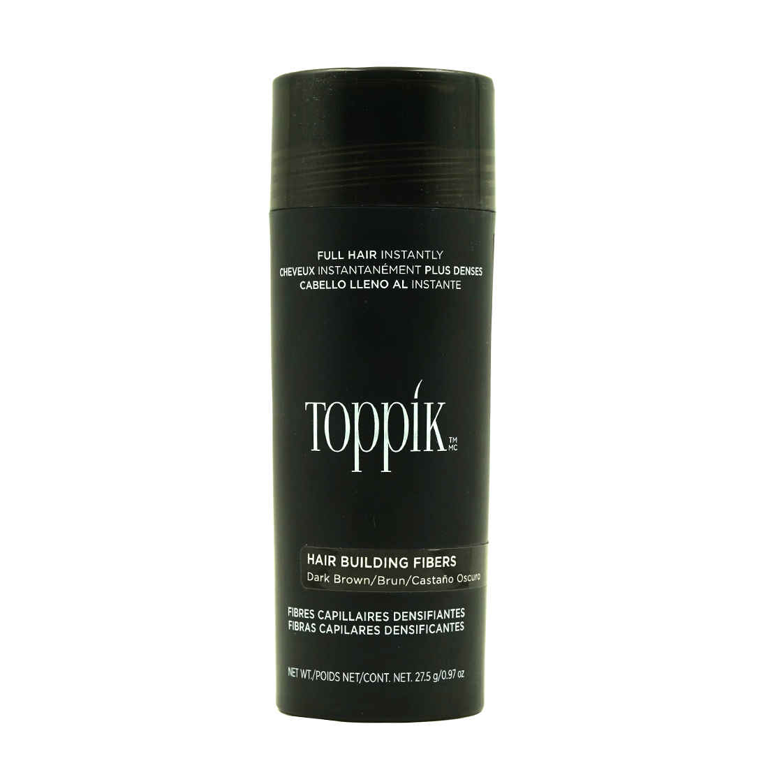 Buy Toppik Hair Building Fibers Dark Brown (27.5 g) - Purplle
