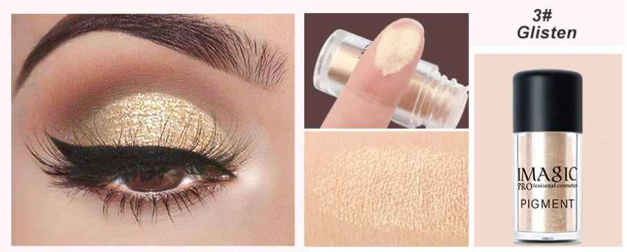 Buy IMAGIC PROfessional Pigment Loose Powder Eyeshadow (2g) EY-316-Glisten - Purplle