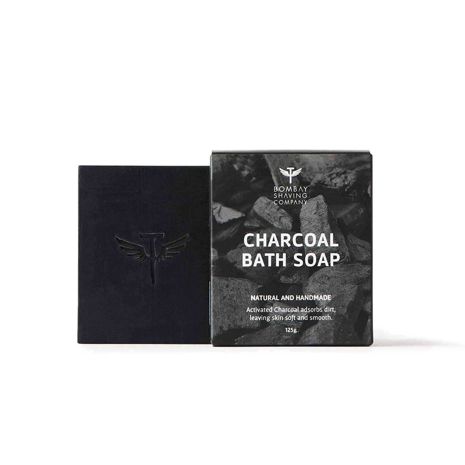 Buy Bombay Shaving Company Deep Cleansing Charcoal Bath Soap (125g) | Removes dirt and impuritities with Anti-Pollution Effect - Purplle
