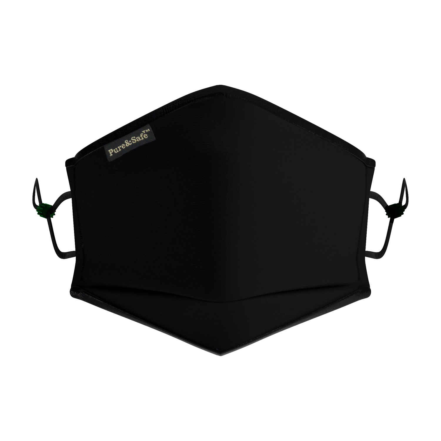 Buy Khadi Essentials Pure&Safe N95 Face Mask - 5 Layers with Carbon Filter - Reusable Anti Pollution Designer Mask for Protection against Odour, Dust & Pollution with 95% Filtration (Elegant Black) - Purplle