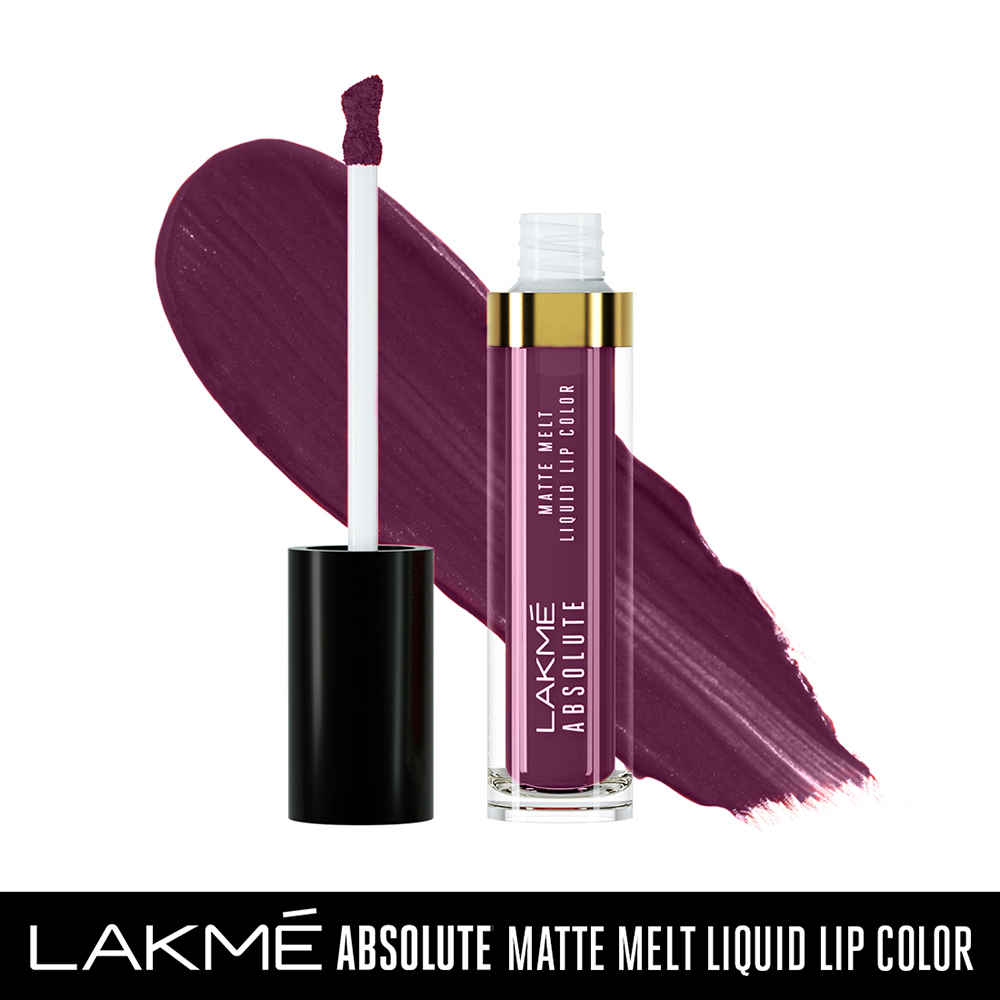 Buy Lakme Absolute Matte Melt Liquid Lip Color, Mulberry Feast, 6 ml - Purplle