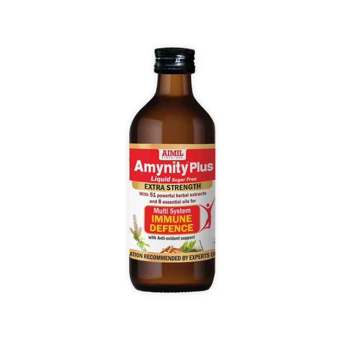 Buy AIMIL Amynity Plus Syrup Enriched with Amla, Giloy, Tulsi, Ashwagandha, and 7 more herbs | Natural Immunity Booster, 200 ML (Pack of 1) - Purplle