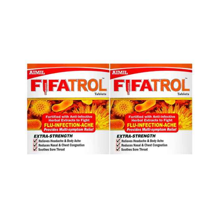 Buy  AIMIL Fifatrol Tablets Natural Immunity Booster For Stamina & General Wellness (30 Tablets) (Pack of 2) - Purplle