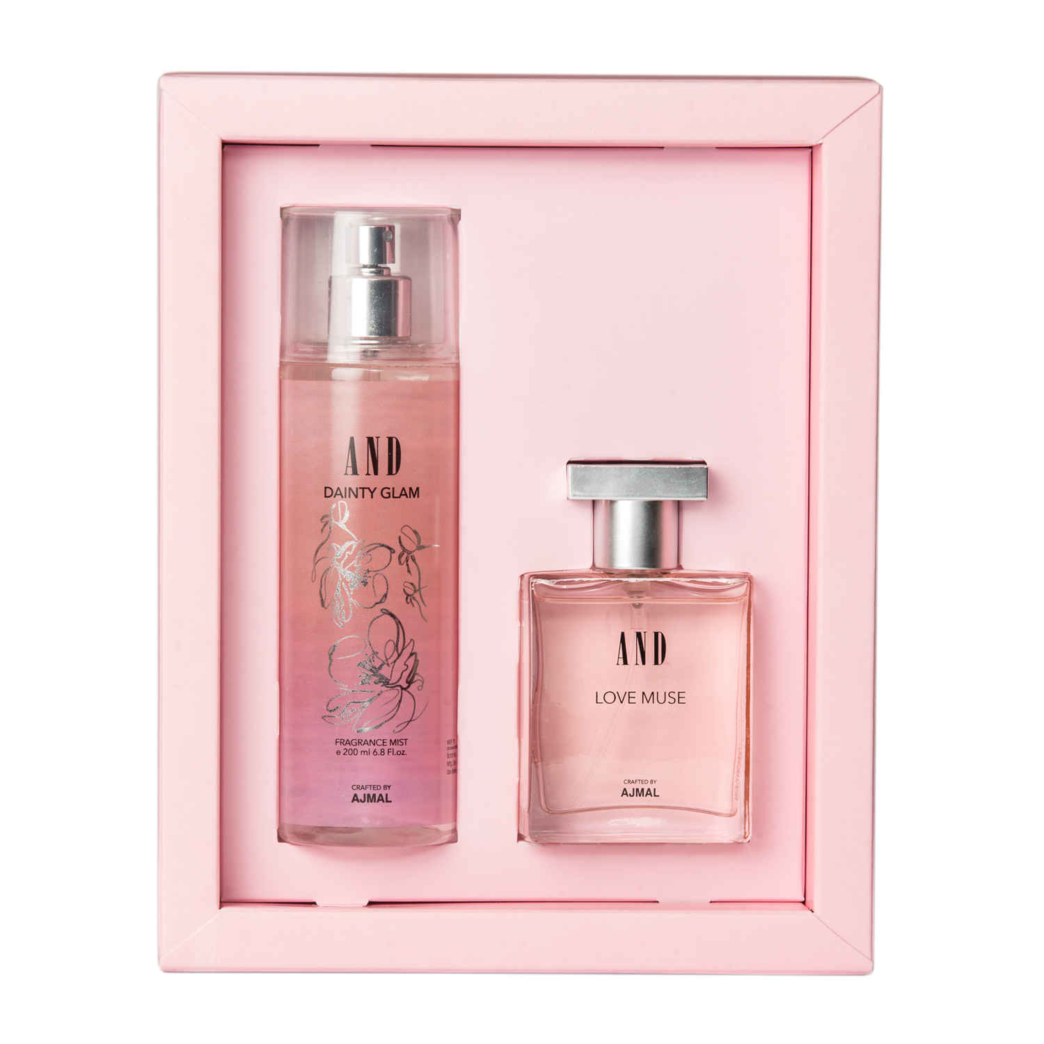 Buy AND Love Muse Eau De Parfum 50ML & Dainty Glam Body Mist 200ML for Women Crafted by Ajmal - Purplle
