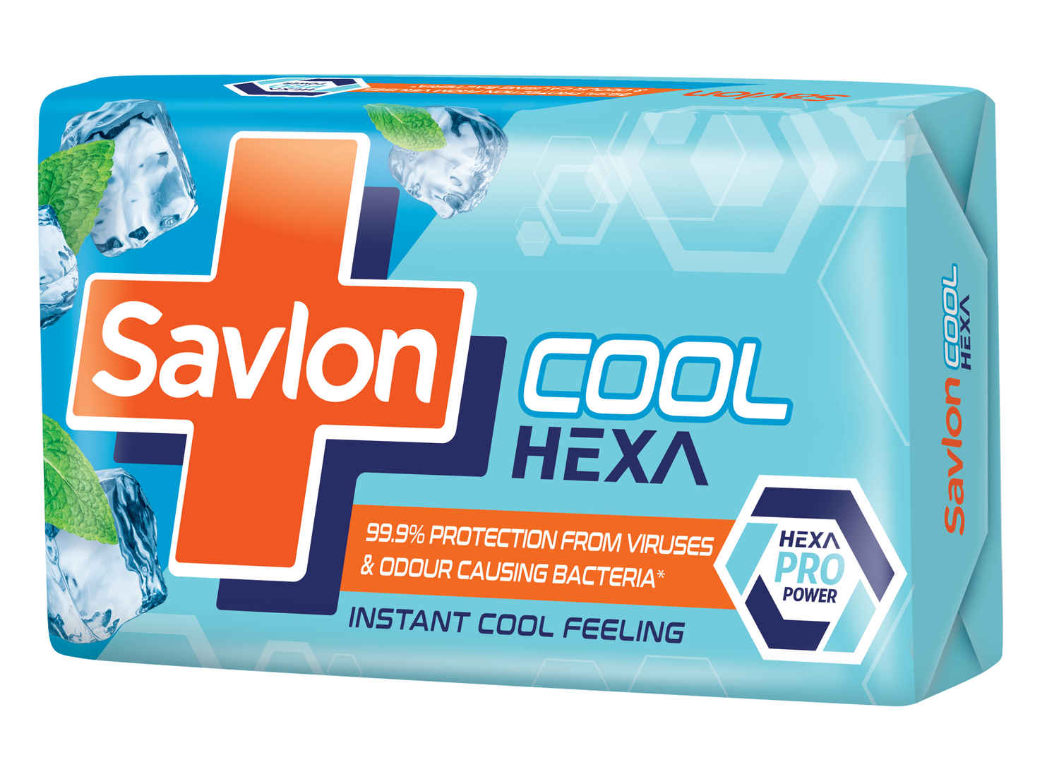 Buy Savlon Cool Hexa Bathing Soap Bar with Instant Cool Feeling, 75g - Purplle