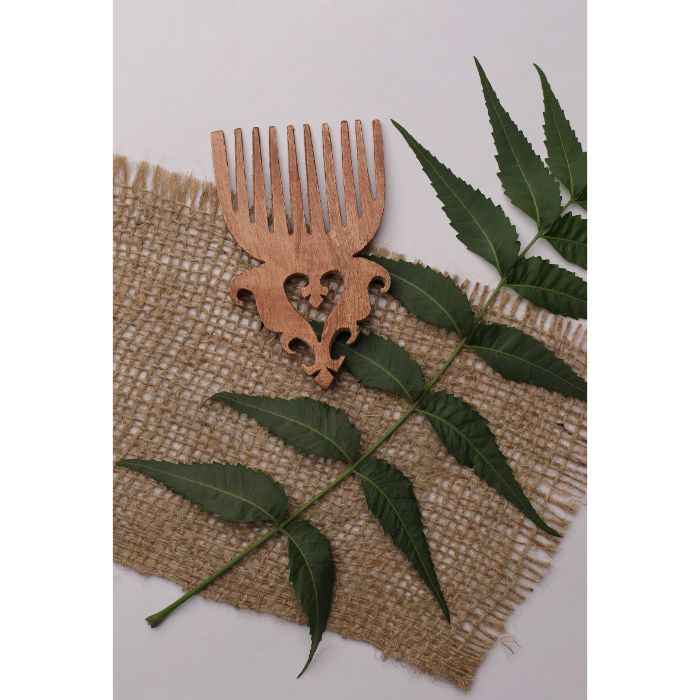 Buy Mohini Wide Tooth Sheesham Hair Comb - Purplle