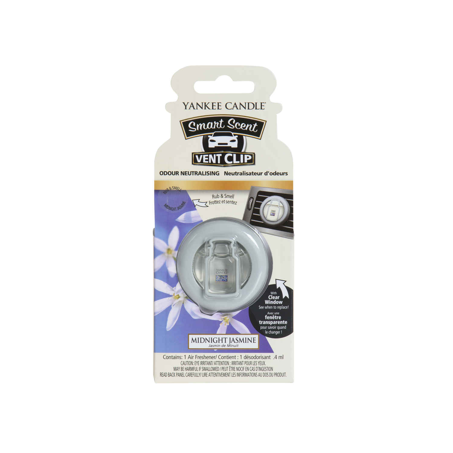Buy Yankee Candle Midnight Jasmine Smart Scent Vent Clip Air Freshener - Purplle