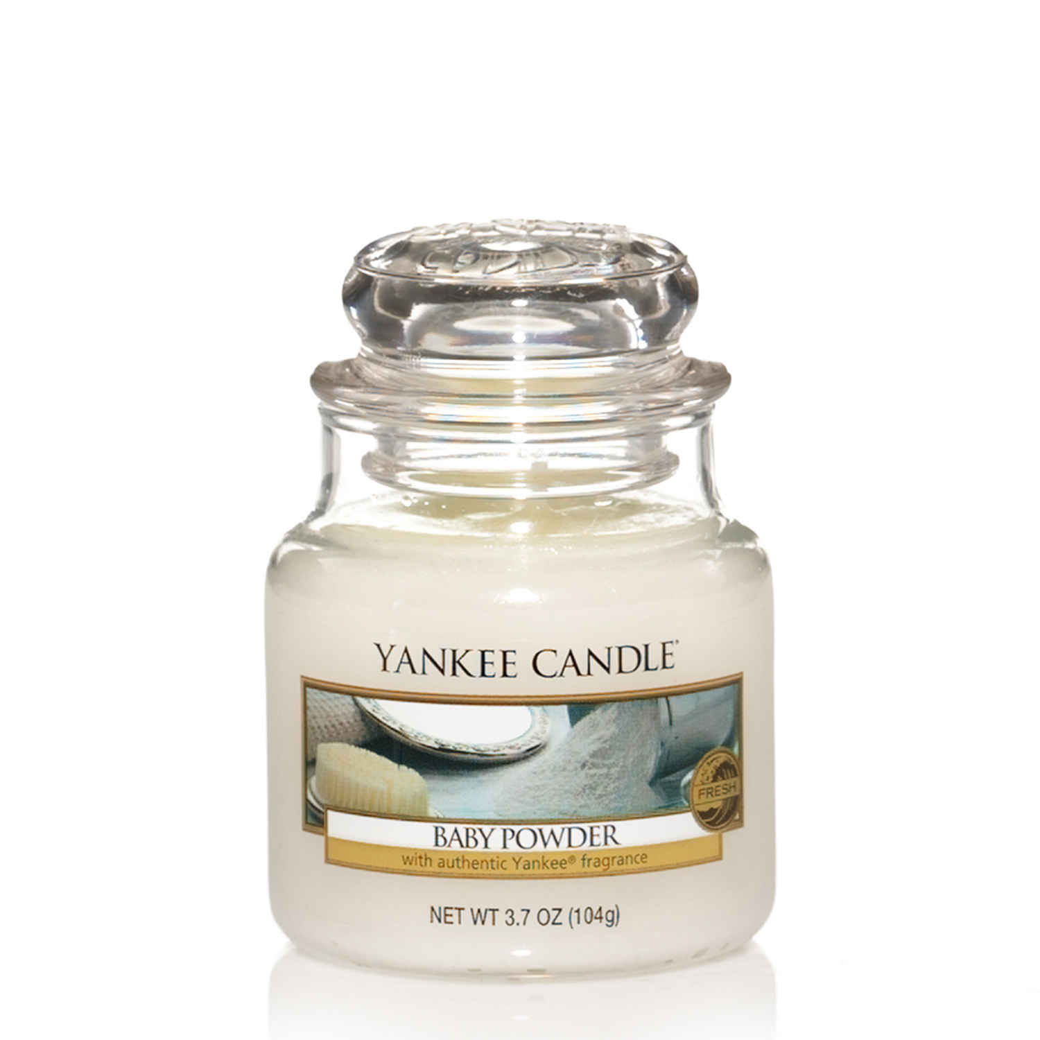 Buy Yankee Candle Classic Small Jar Baby Powder Scented Candles - Purplle