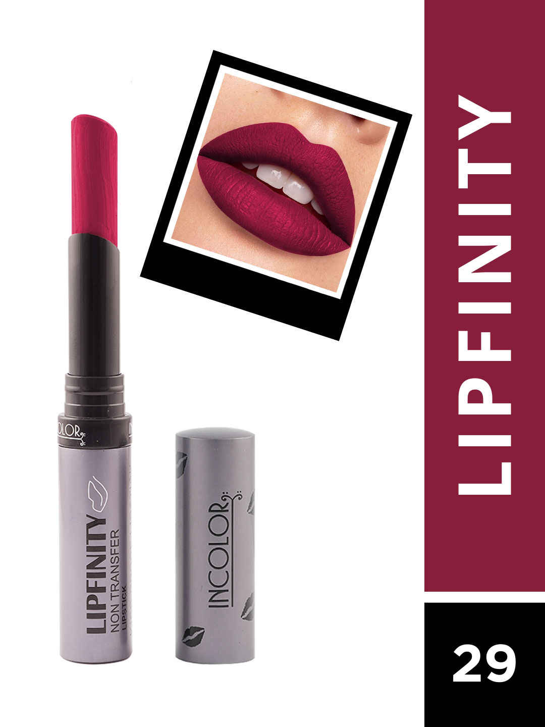 Buy Incolor Lipfinity Lipstick 29 (2.3 gm) - Purplle