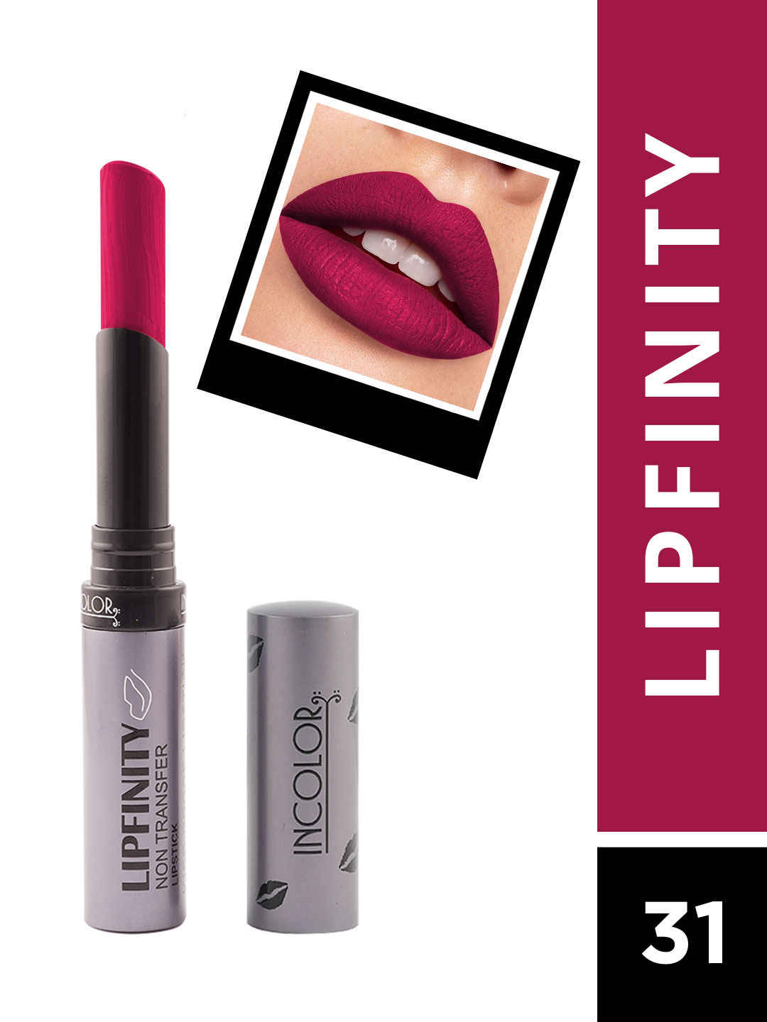 Buy Incolor Lipfinity Lipstick 31 (2.3 gm) - Purplle