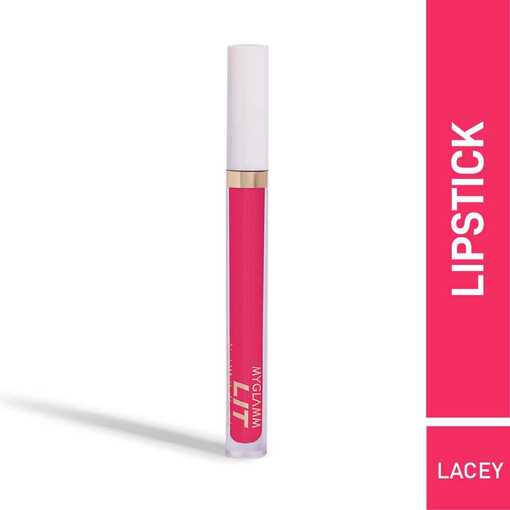 Buy MyGlamm LIT Liquid Matte Lipstick-Lacey (3 ml) - Purplle