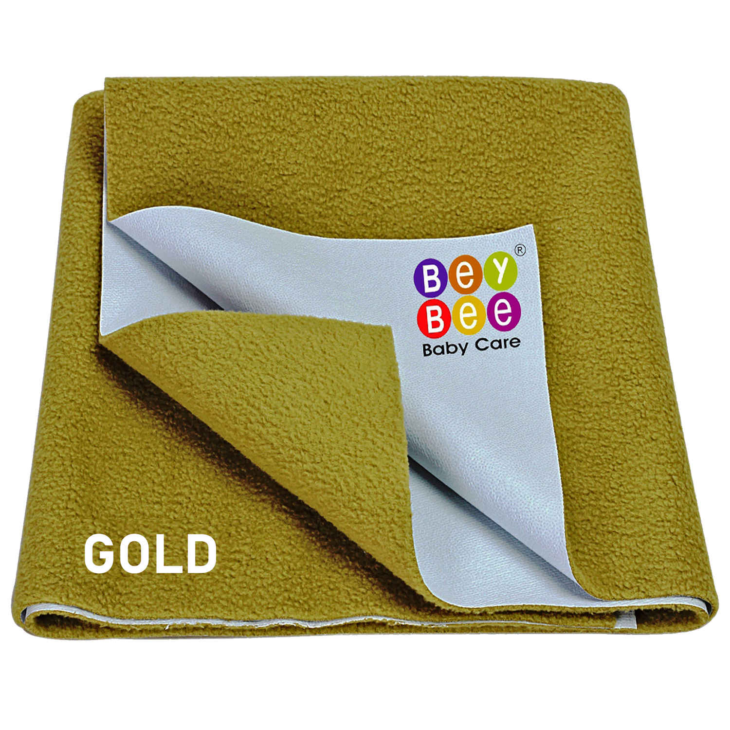 Buy Bey Bee Quick Dry Baby Bed Protector Waterproof Sheet Reusable Absorbent Mat Elderly Patients Bedding Underpads (Golden) {Extra Large} {200Cm X 140Cm} - Purplle