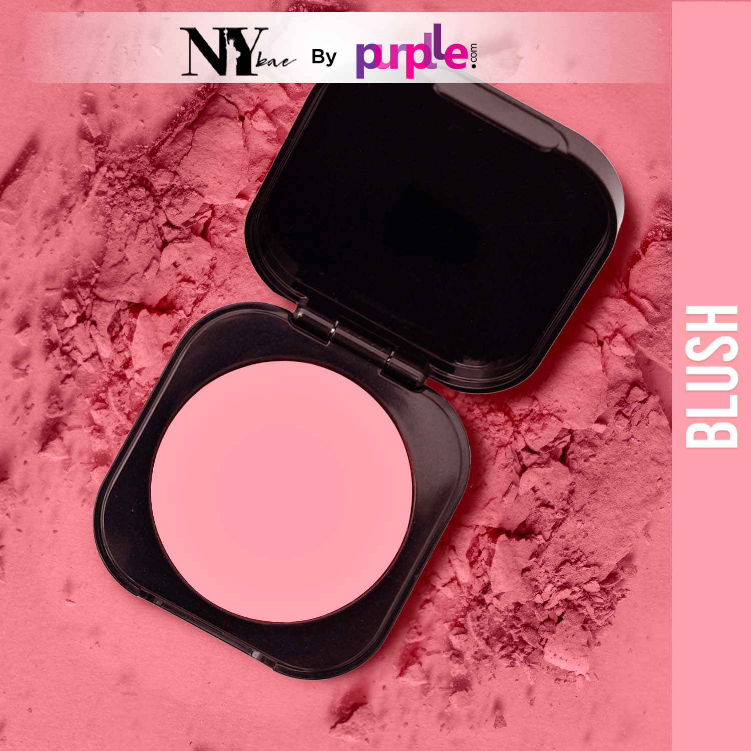 Buy NY Bae Sunset Skyline Blush - Dusky Mauve 01 (5 gm) | Mauve | Matte Finish | Rich Colour | Super Blendable | Multipurpose | Travel Friendly - Purplle